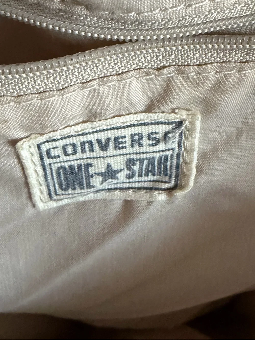Converse Brown Tote Shoulder Purse Bag - Two-Tone Neutral